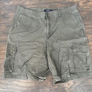 Sonama Life+ Style Men's Cargo Shorts Size 38 Olive Green Casual Utility Pockets